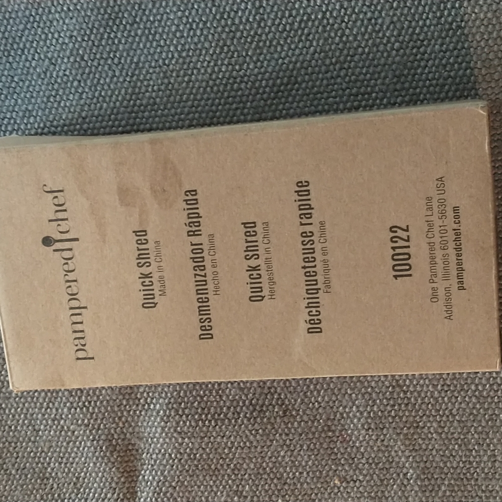 Pampered chef quick shred